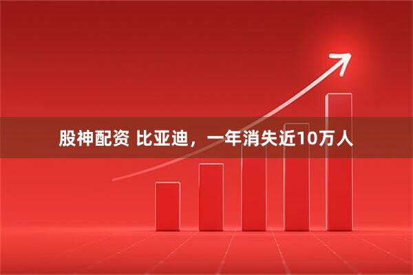 股神配资 比亚迪，一年消失近10万人