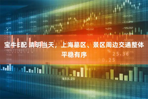 宝牛E配 清明当天，上海墓区、景区周边交通整体平稳有序